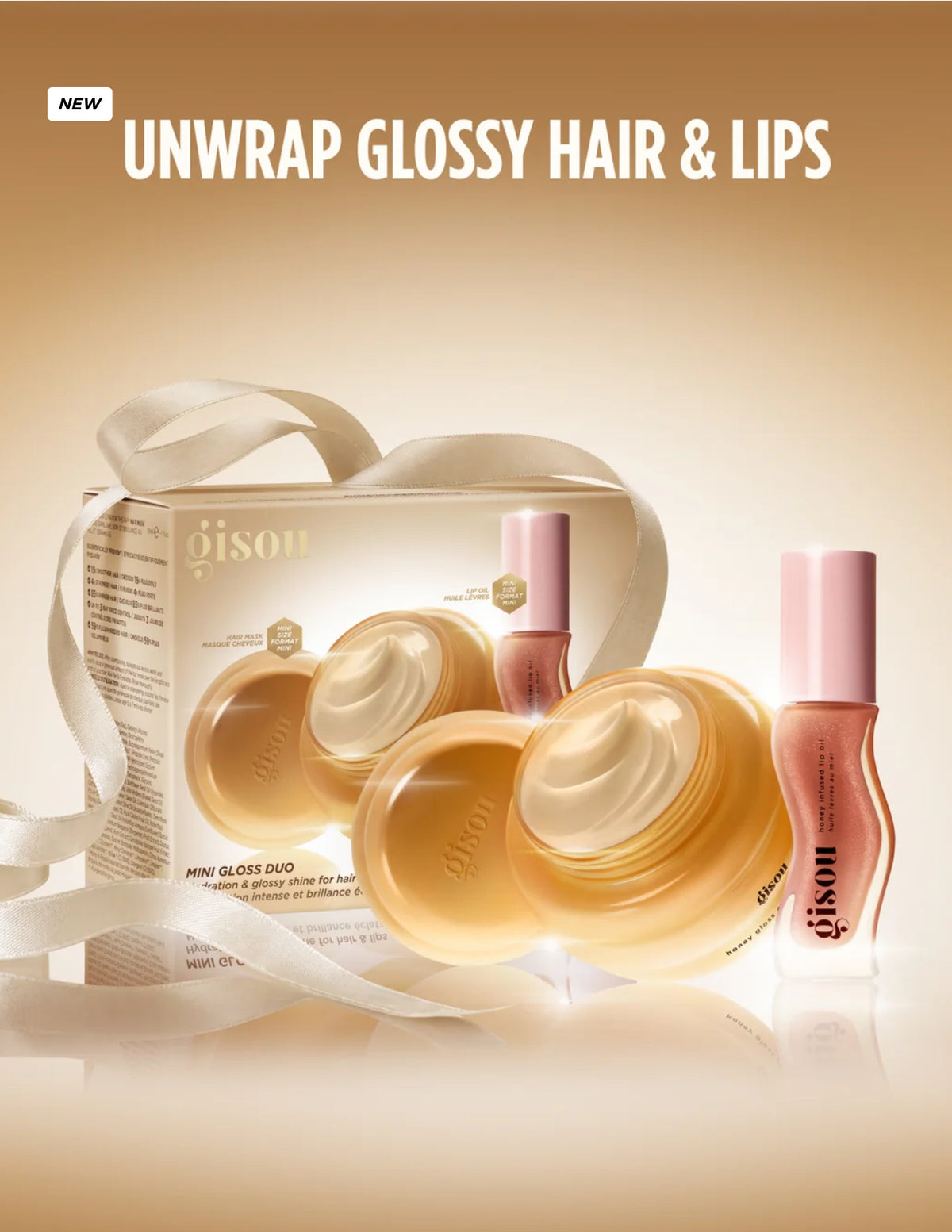 GISOU MINI GLOSS DUO *PRE ORDER*