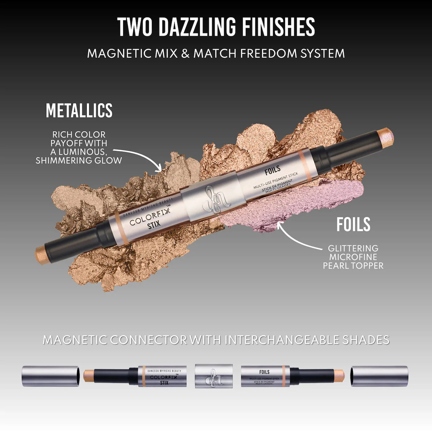 DANESSA MYRICKS Colorfix Stix - Multi-Use Pearl Pigment Stick for Eye, Cheek & Lip *PRE ORDER*