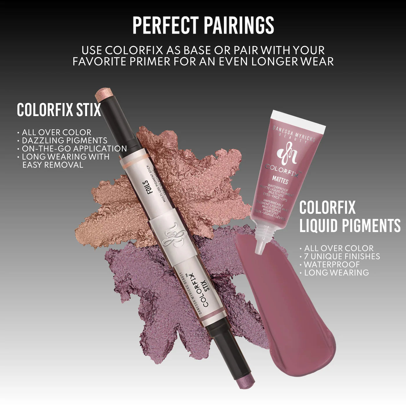 DANESSA MYRICKS Colorfix Stix - Multi-Use Pearl Pigment Stick for Eye, Cheek & Lip *PRE ORDER*