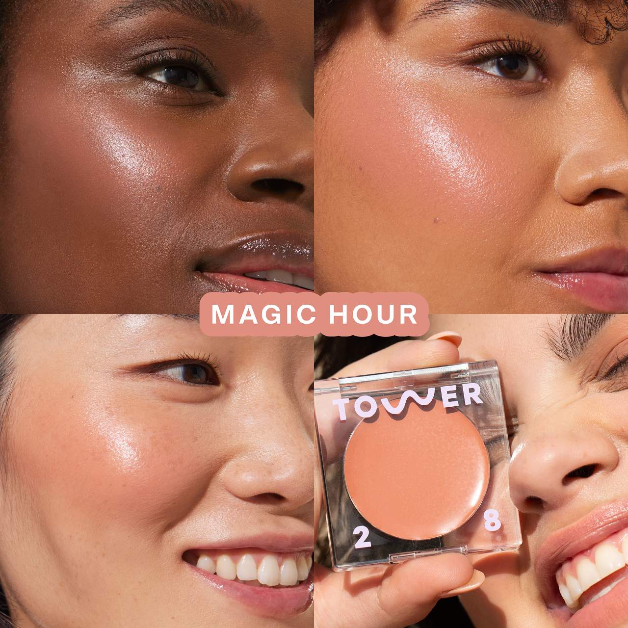 TOWER 28 BeachPlease Lip + Cheek Cream Blush