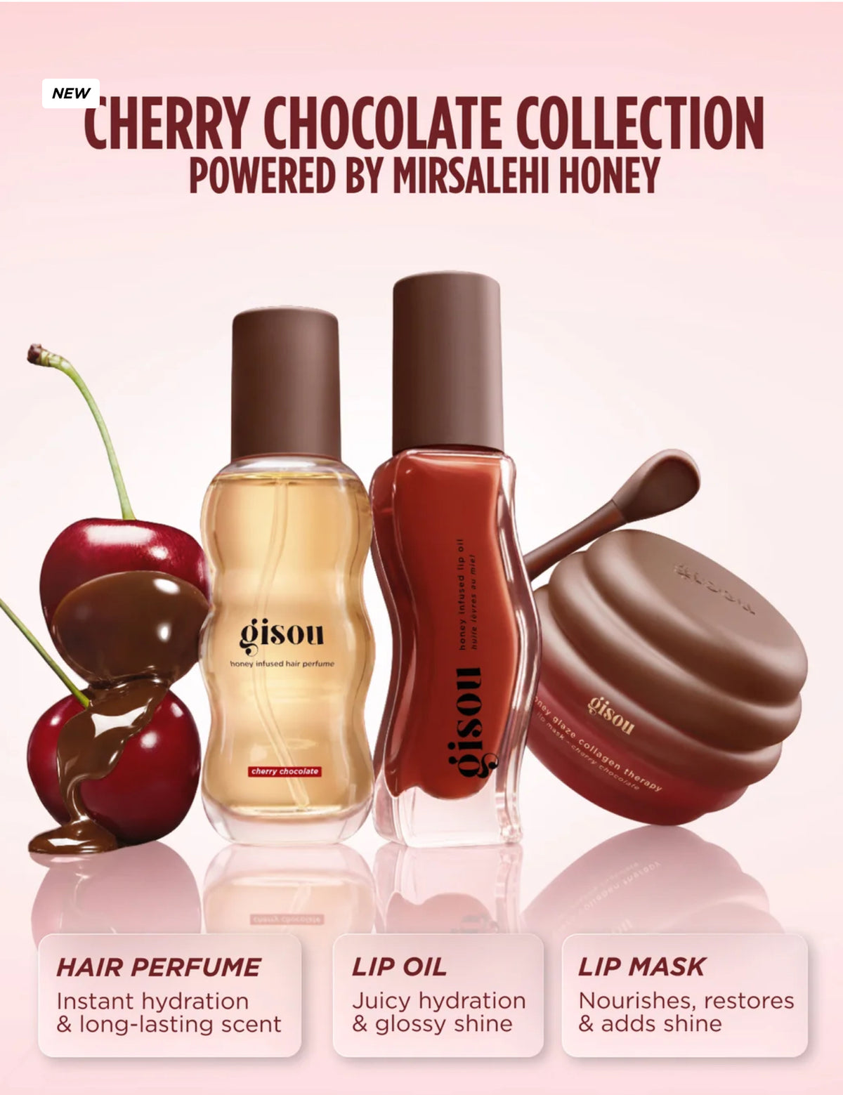 GISOU HONEY GLAZE COLLAGEN THERAPY LIP MASK - FALL COLLECTION *PRE ORDER*