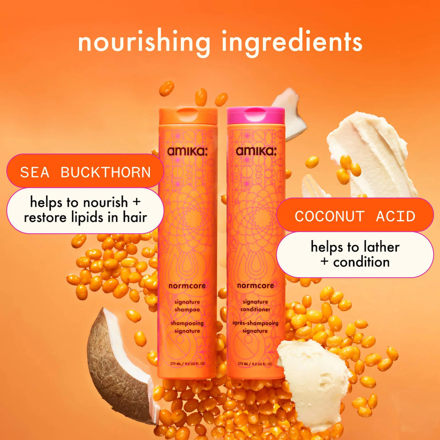 AMIKA Soft Strand Stars Nourishing Shampoo + Conditioner Set *PRE ORDER*