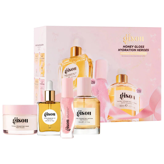 GISOU Honey Gloss Hydration Heroes Hair Value Set