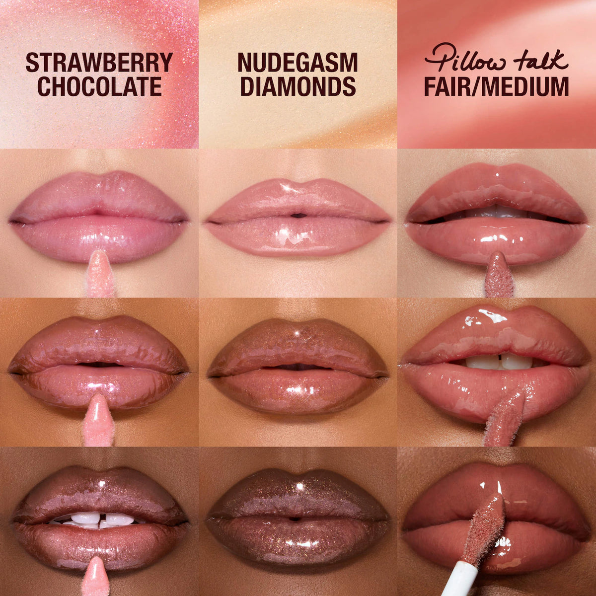 CHARLOTTE TILBURY Mini Big Lip Plumpgasm Plumping Lip Gloss Trio Makeup Gift Set *PRE ORDER*