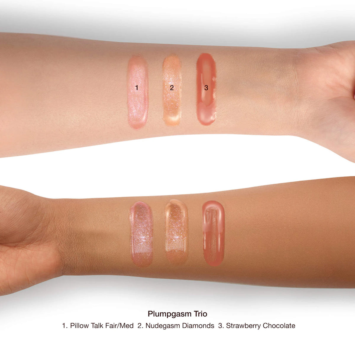 CHARLOTTE TILBURY Mini Big Lip Plumpgasm Plumping Lip Gloss Trio Makeup Gift Set *PRE ORDER*