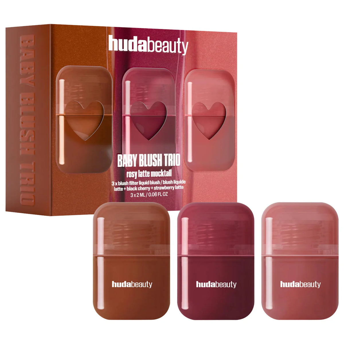 HUDA BEAUTY Mini Blush Mocktail Trio Gift Set *PRE ORDER*