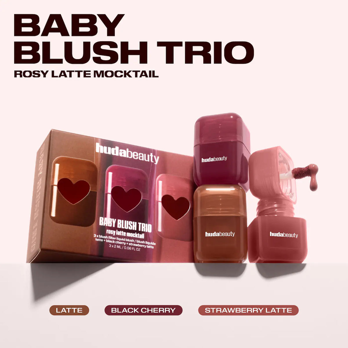 HUDA BEAUTY Mini Blush Mocktail Trio Gift Set *PRE ORDER*