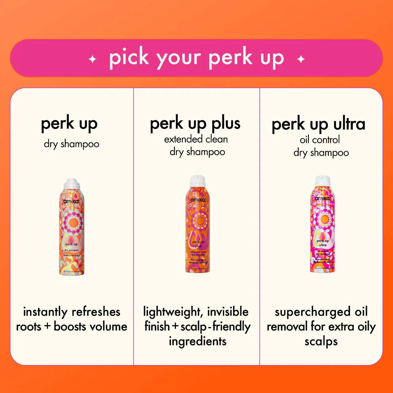 AMIKA Perk Up Talc-Free Dry Shampoo *PRE ORDER*