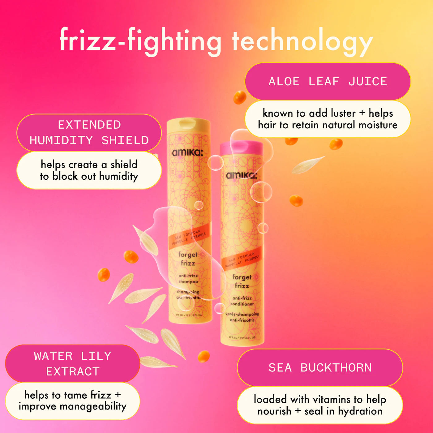 AMIKA Forget Frizz Anti-Frizz Conditioner *PRE ORDER*