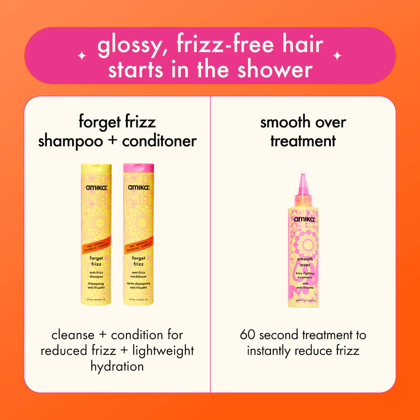 AMIKA Forget Frizz Anti-Frizz Conditioner *PRE ORDER*