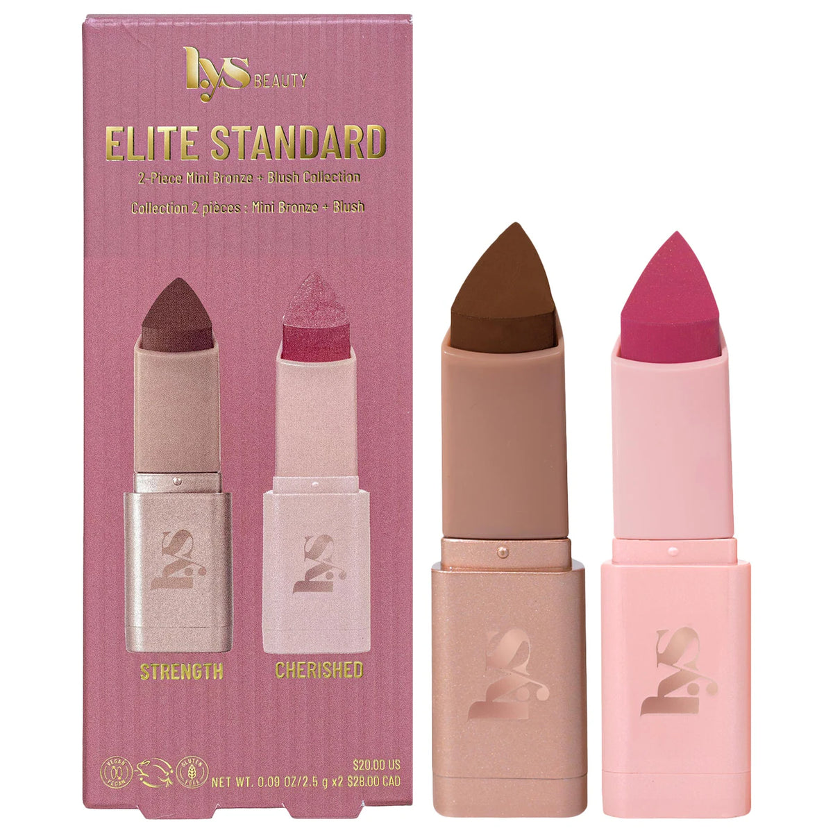 LYS BEAUTY Mini Elite Standard 2-piece Bronze + Blush Collection *PRE ORDER*