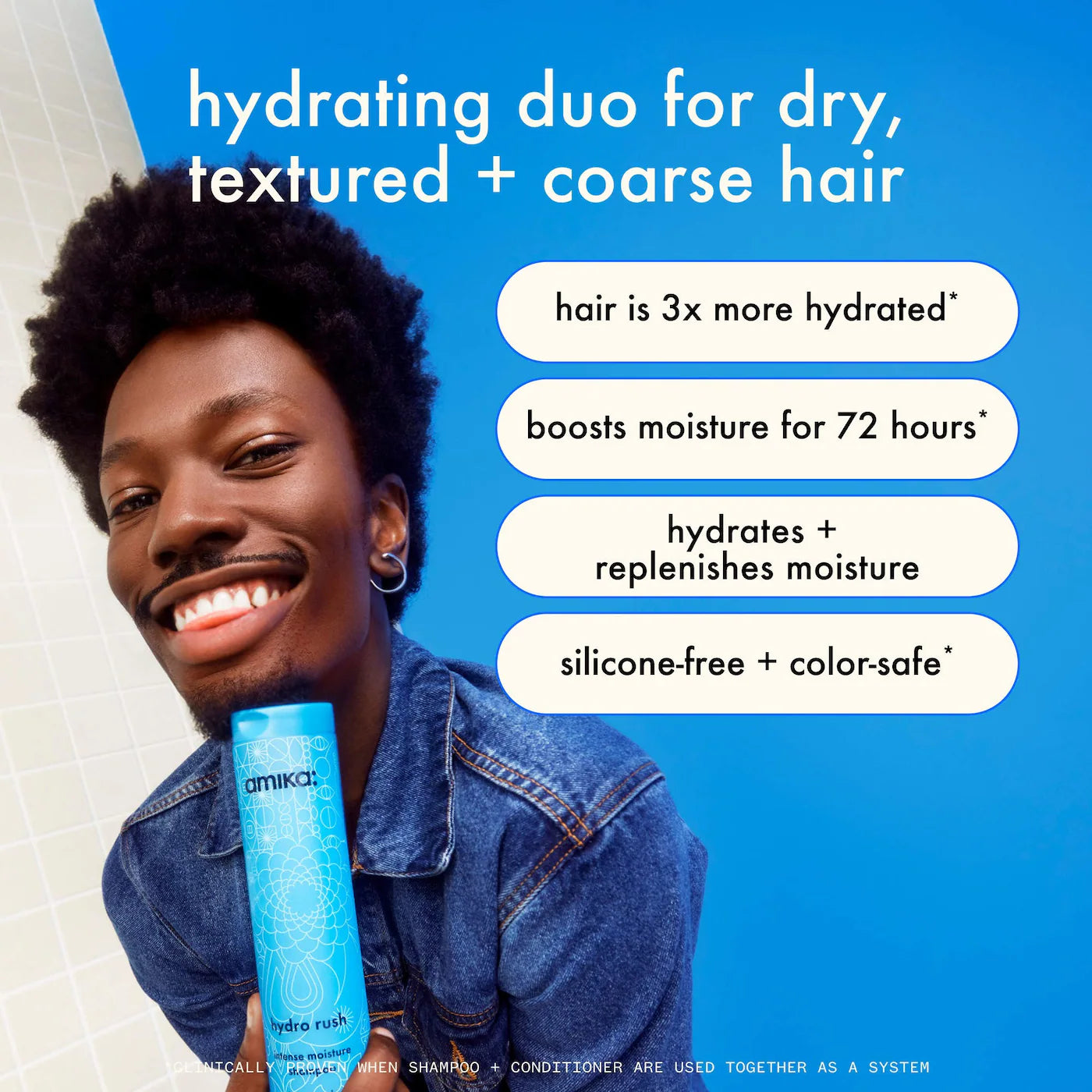 AMIKA Hydration Heavyweights Hydrating Shampoo + Conditioner Set *PRE ORDER*