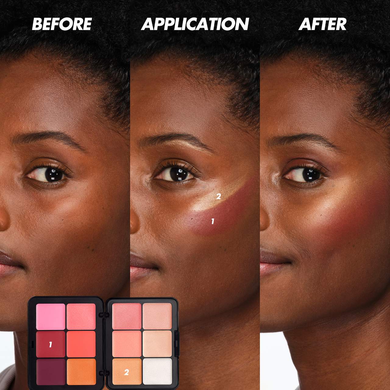 MAKE UP FOR EVER HD Skin Blush & Glow Longwear Cream Face Palette