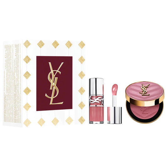 YSL Iconic Pink Lip Gloss & Blush Gift Set *PRE ORDER*
