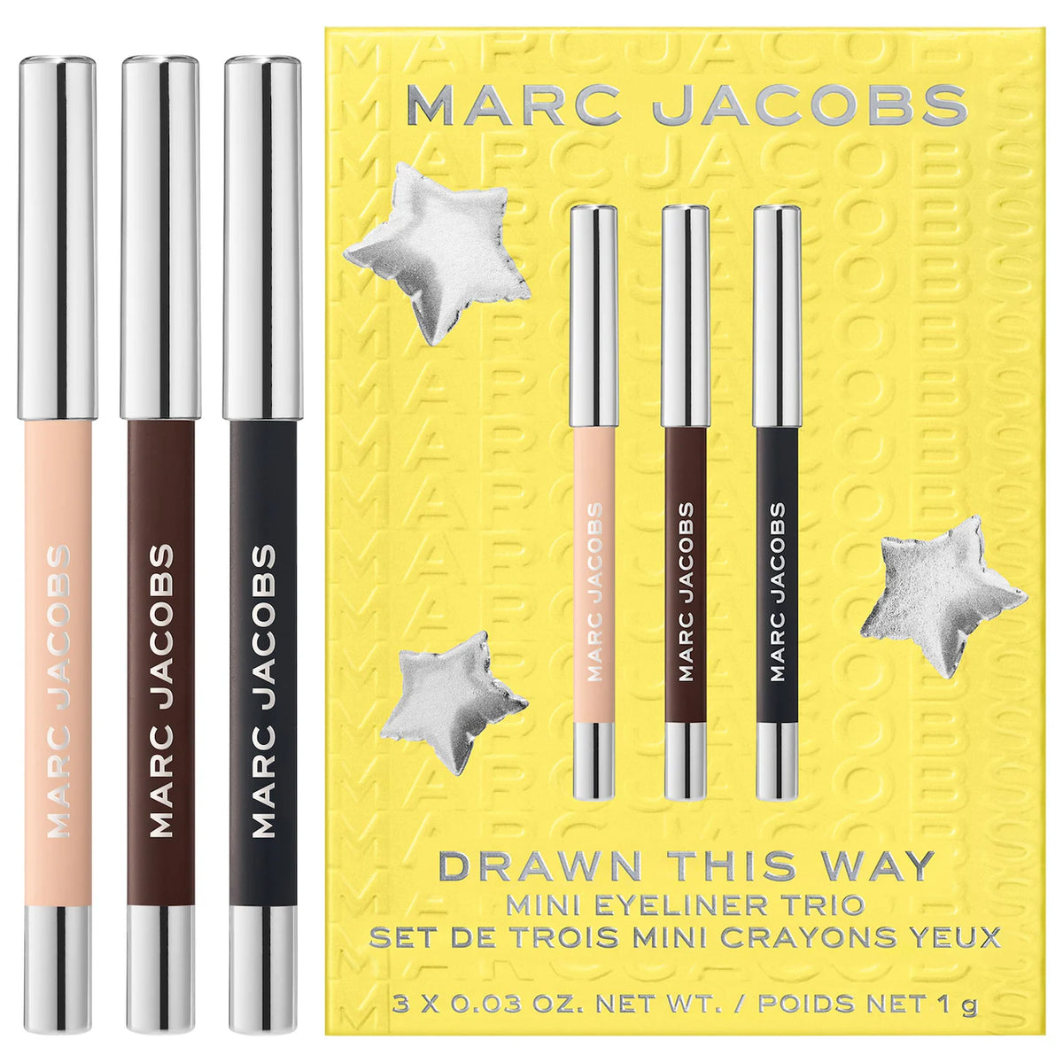 MARC JACOBS Mini Drawn This Way Longwear Eyeliner Trio Gift Set