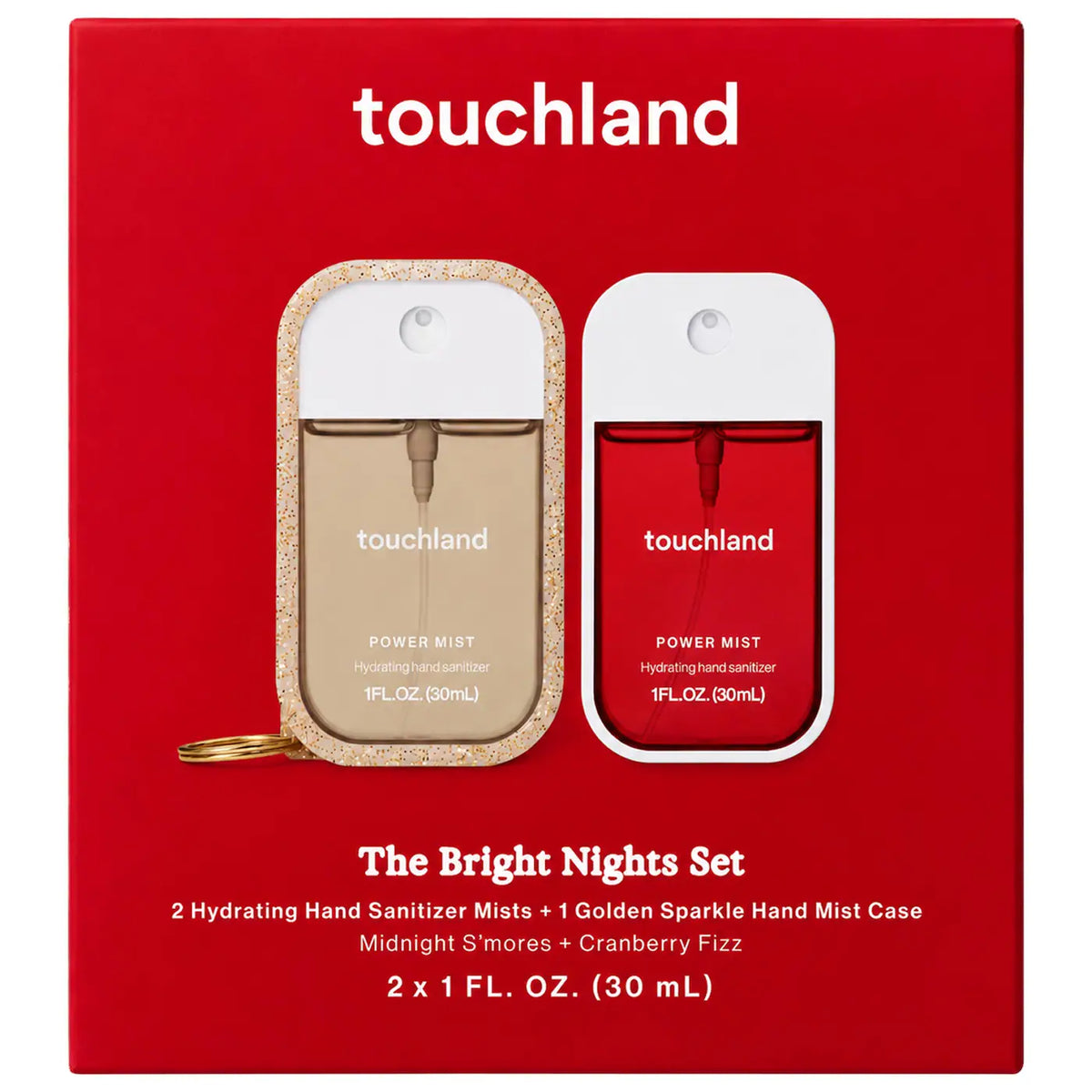 TOUCHLAND Special Edition Bright Nights Hand Sanitizer 2-Pack + Case *PRE ORDER*