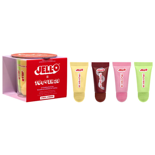 TOWER 28 JELL-O™  X TOWER 28 Lil' Pudding Mini Lip Softie Gift Set *PRE ORDER*