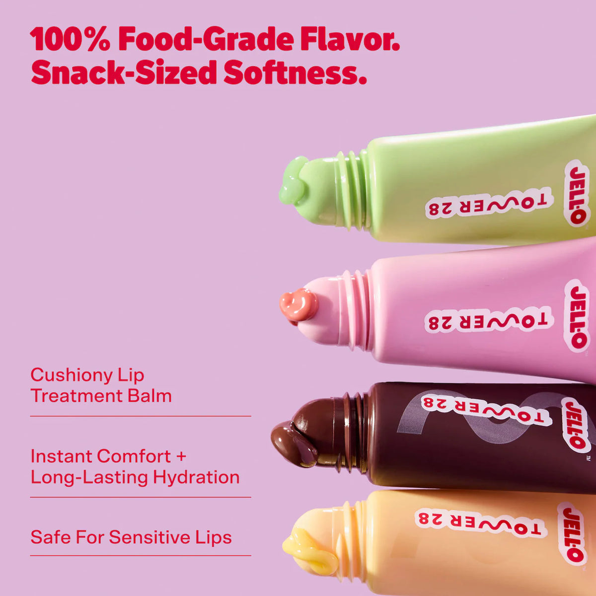 TOWER 28 JELL-O™  X TOWER 28 Lil' Pudding Mini Lip Softie Gift Set *PRE ORDER*