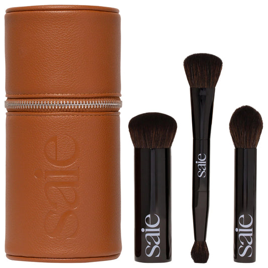 SAIE Brush Essentials Makeup Brush Gift Set with Travel Case *PRE ORDER*