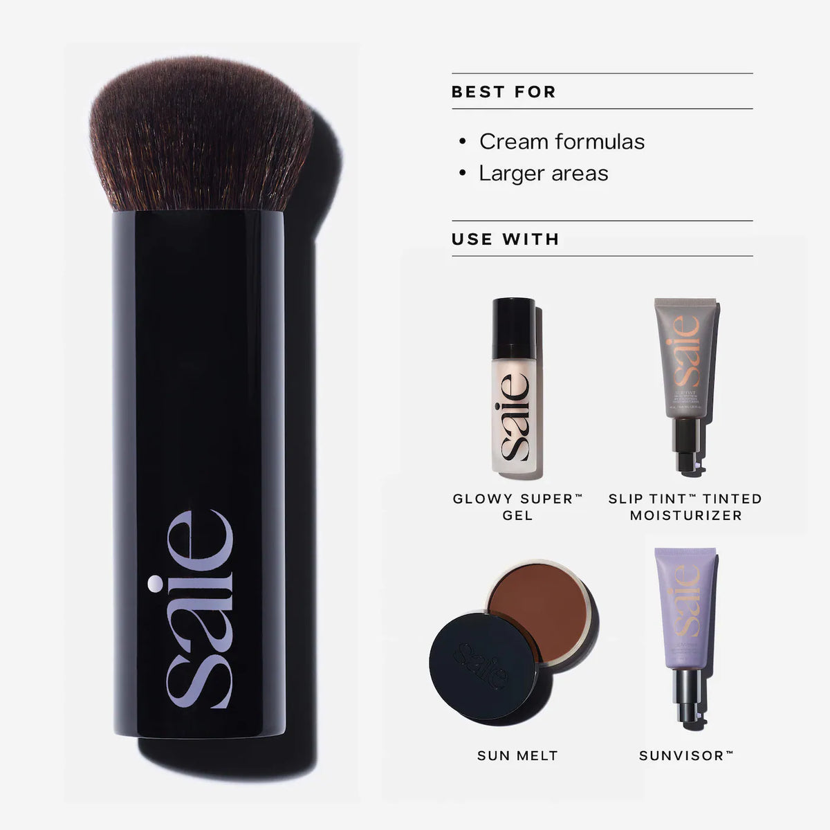 SAIE Brush Essentials Makeup Brush Gift Set with Travel Case *PRE ORDER*