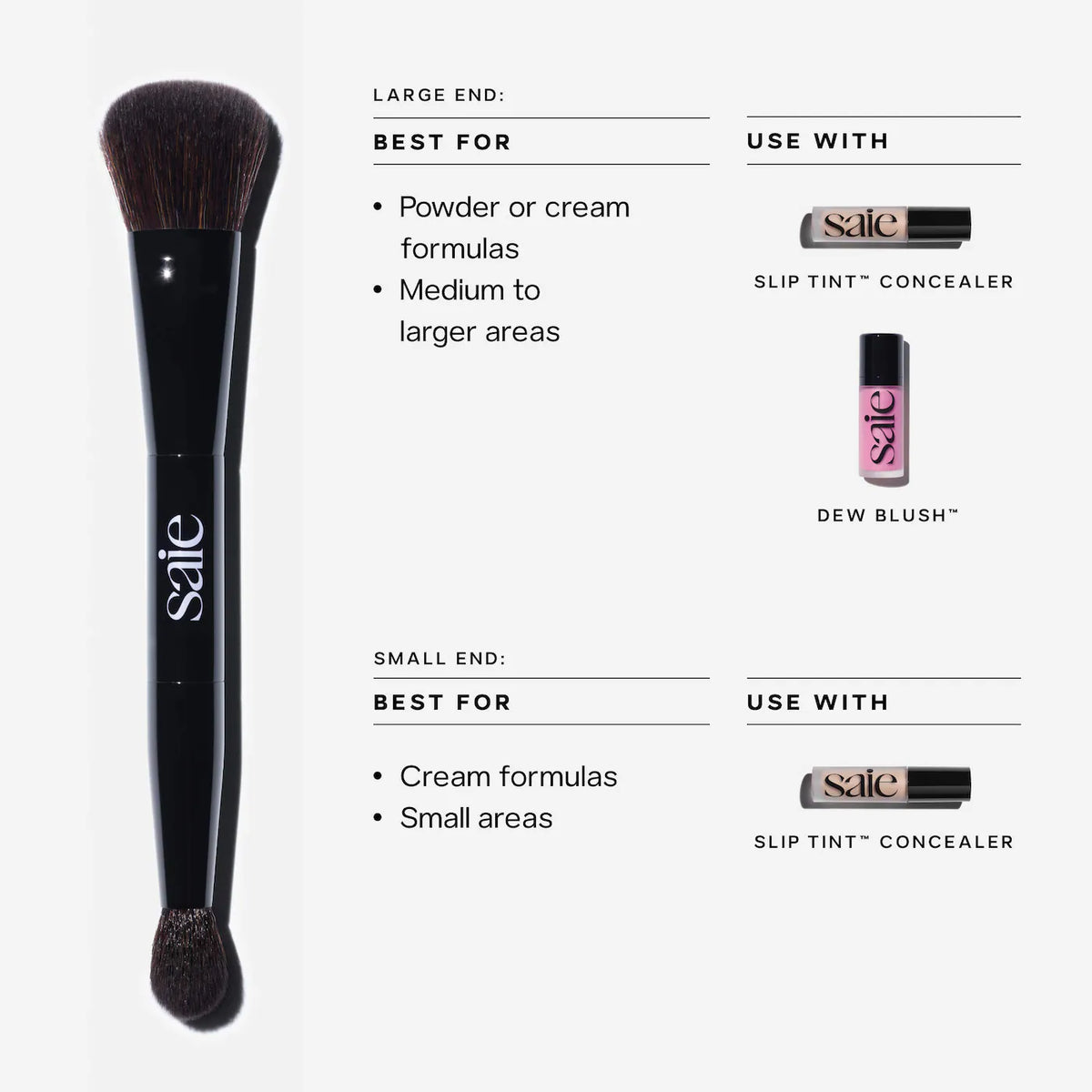 SAIE Brush Essentials Makeup Brush Gift Set with Travel Case *PRE ORDER*