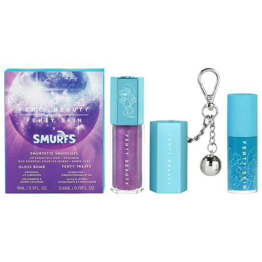 FENTY BEAUTY Smurfette Smooches Lip Essentials Duo + Keychain *PRE ORDER*