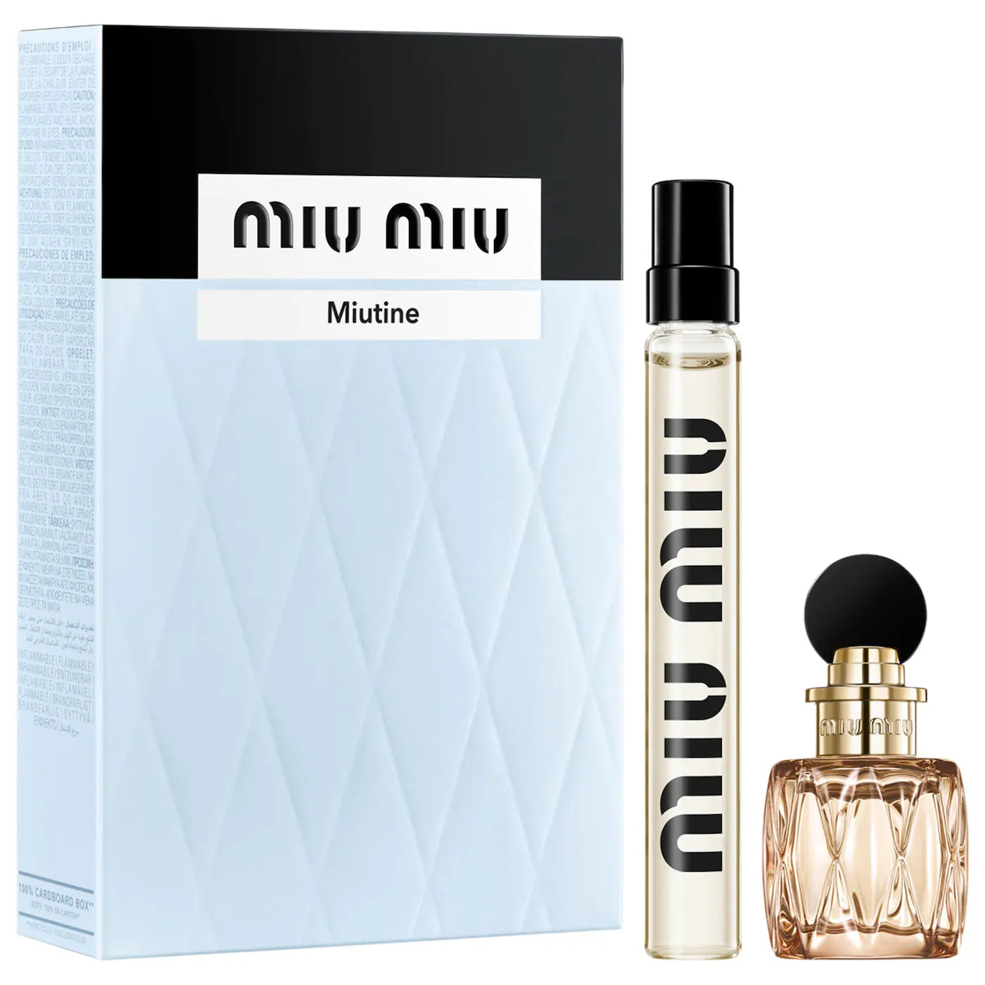 MIU MIU Mini Miutine Eau De Parfum Perfume Duo Gift Set *PRE ORDER*