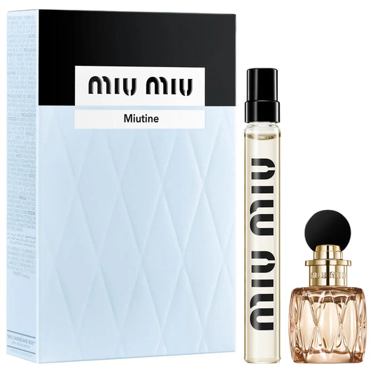 MIU MIU Mini Miutine Eau De Parfum Perfume Duo Gift Set *PRE ORDER*