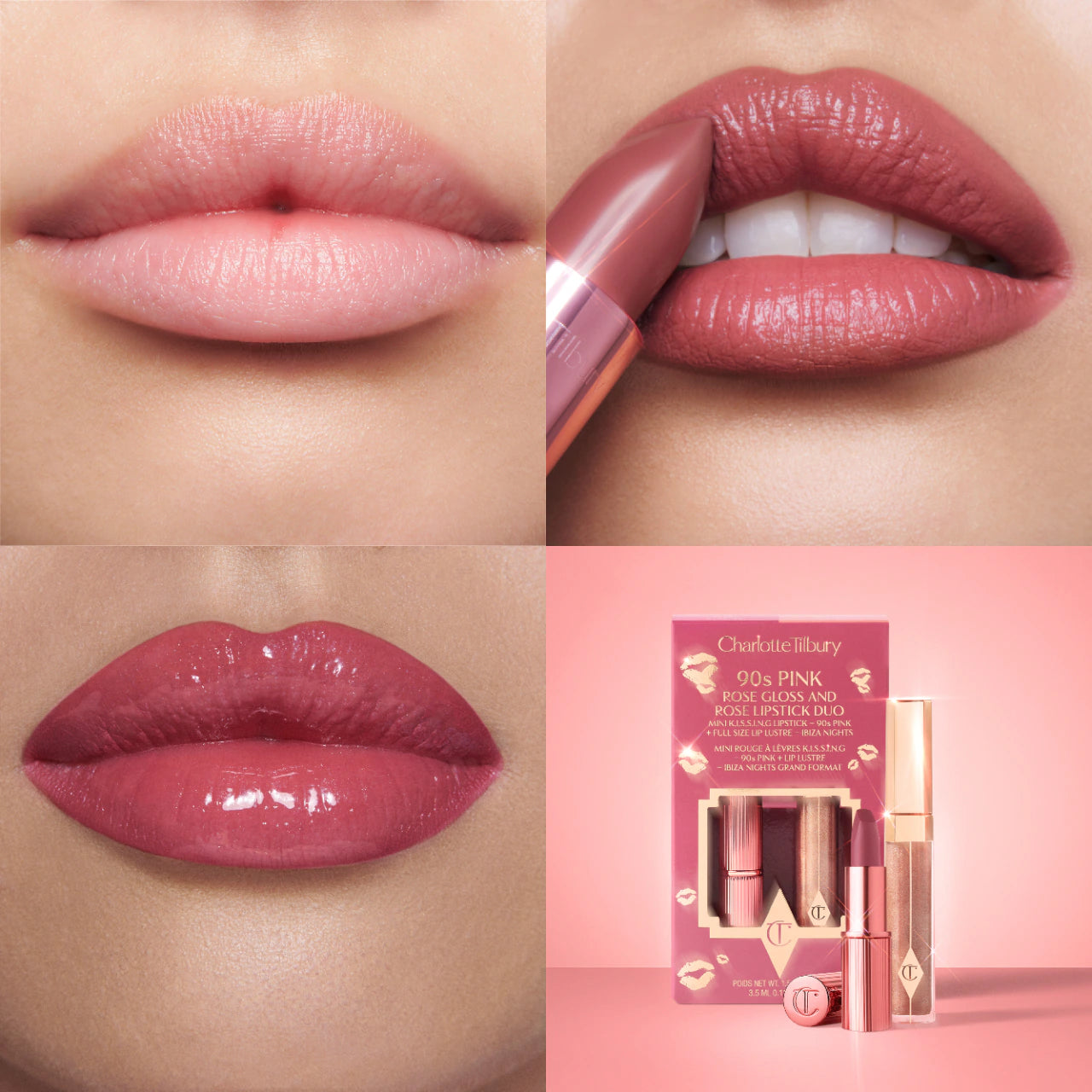 CHARLOTTE TILBURY K.I.S.S.I.N.G Lipstick and Lip Gloss Duos