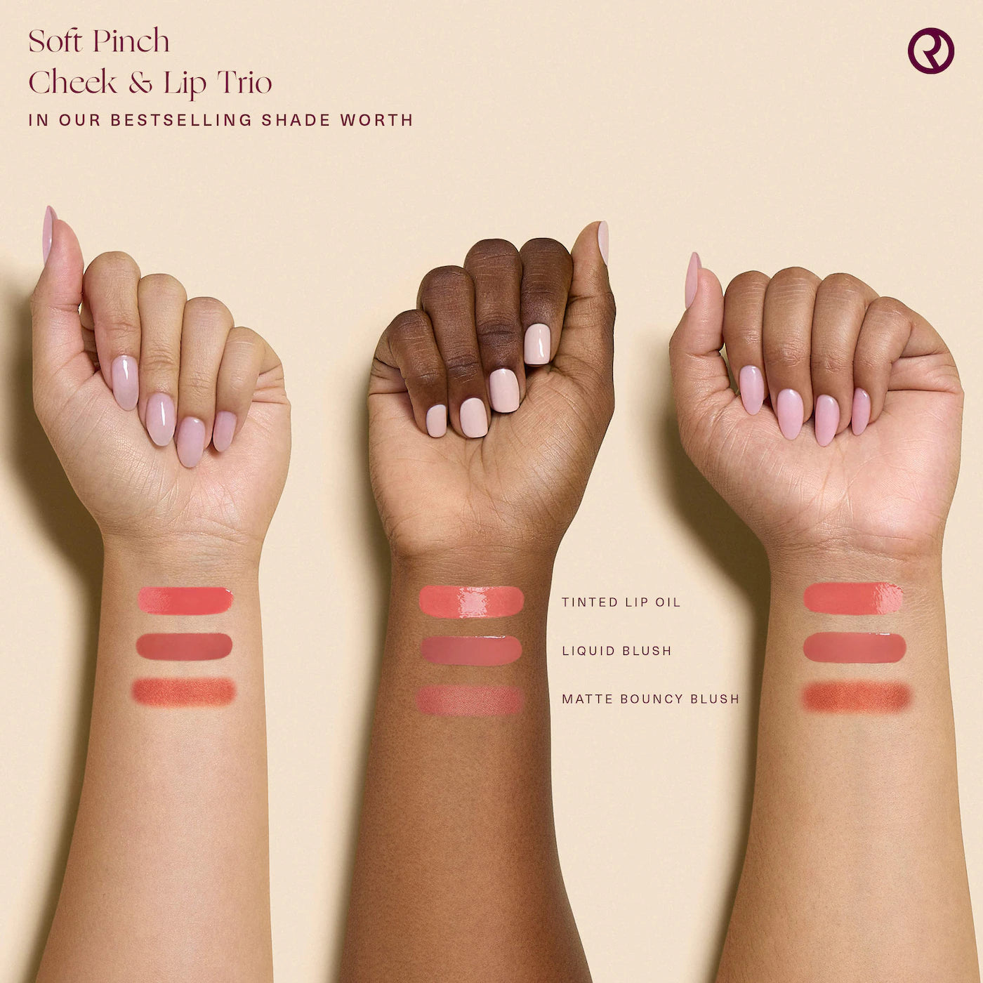 RARE BEAUTY Soft Pinch Cheek & Lip Trio Makeup Gift Set *PRE ORDER*