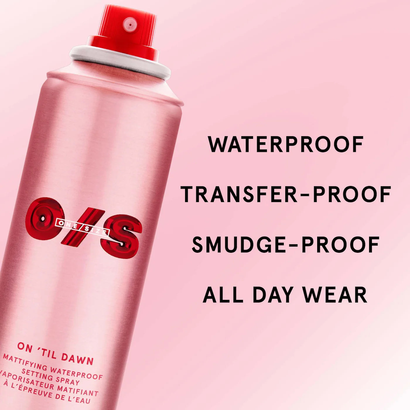 ONE SIZE On 'Til Dawn Mattifying Waterproof Setting Spray