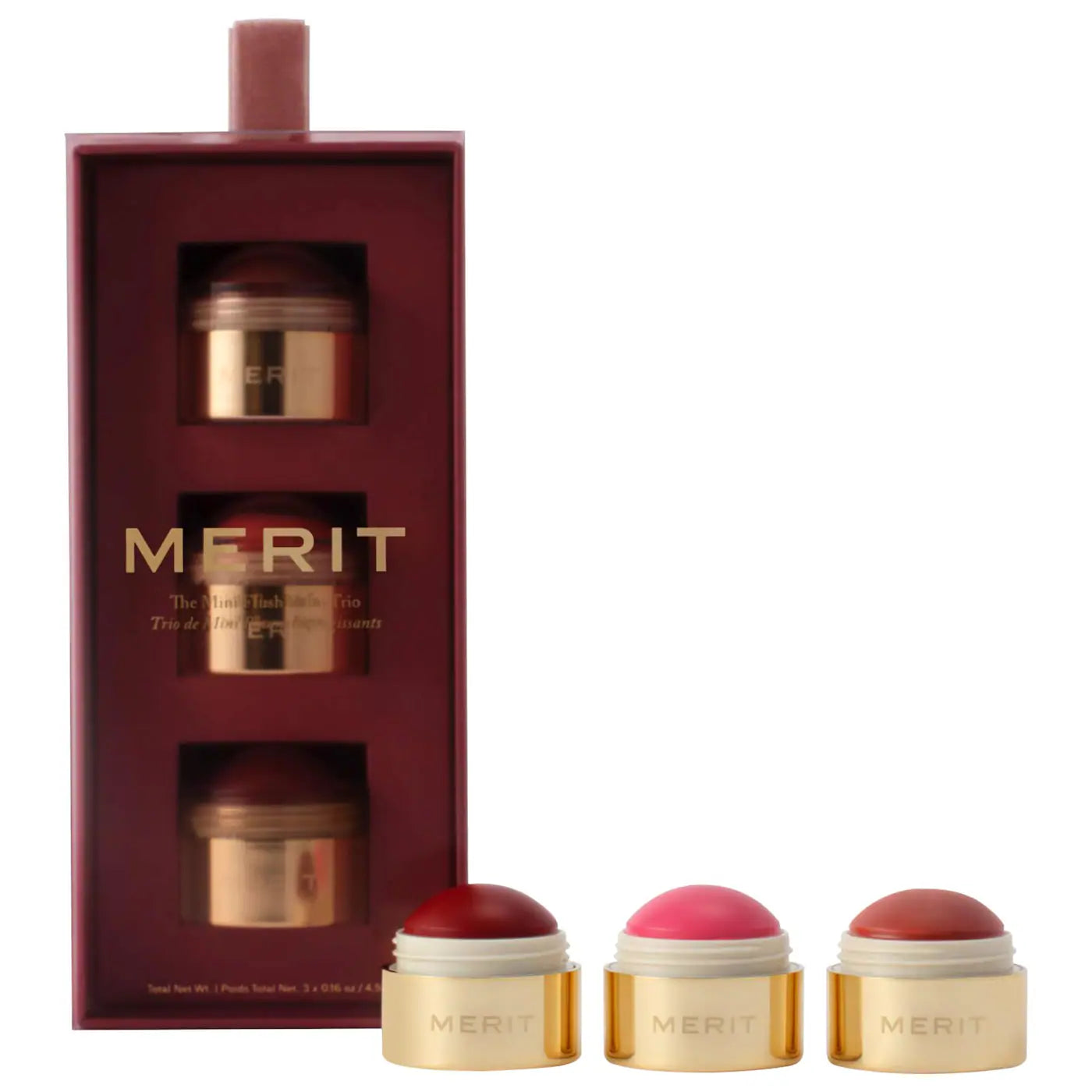 MERIT The Mini Flush Blush Balm Trio *PRE ORDER*
