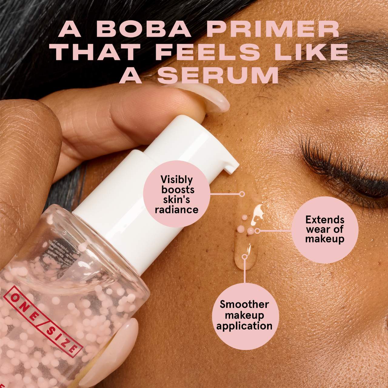 ONE SIZE Secure the Glow Tacky Hydrating Primer with BOBA Complex