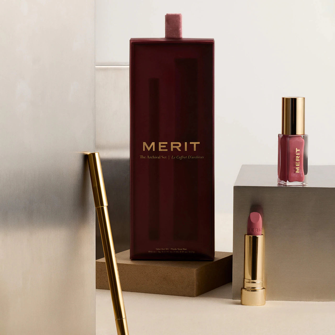 MERIT The Archival Lip Essentials Gift Set *PRE ORDER*