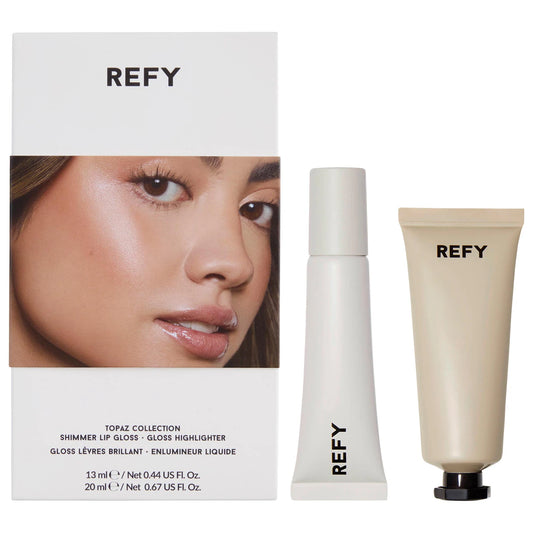 REFY Topaz Collection: Shimmer Lip Gloss & Liquid Highlighter Set *PRE ORDER*