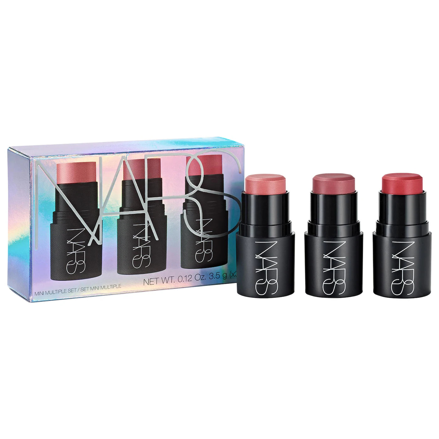 NARS Mini Multiple Soft Blur Blush Stick Set for Cheeks, Eyes, and Lips *PRE ORDER*