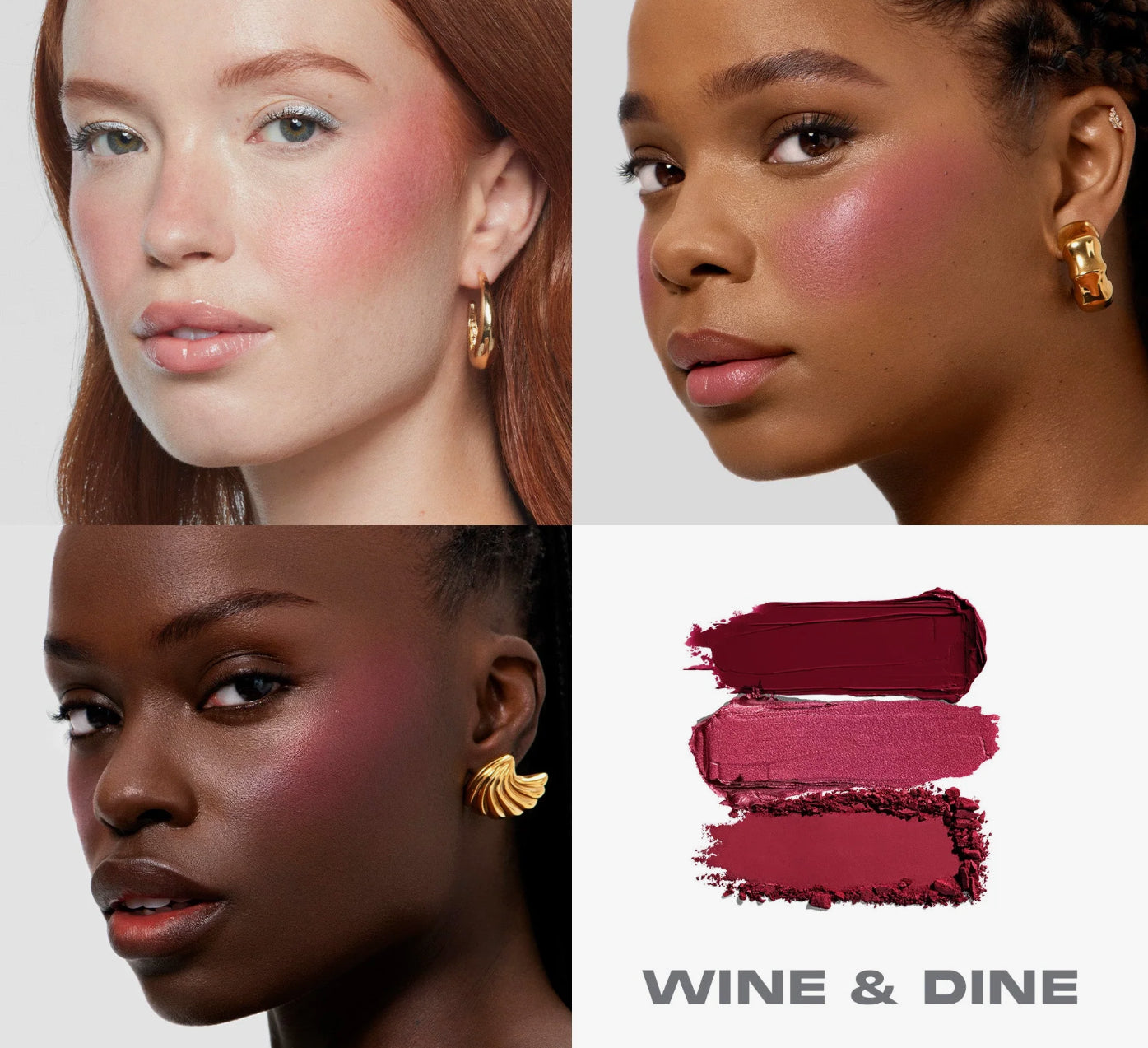 MORPHE Cheek Thrills Multi-Finish Face Trio