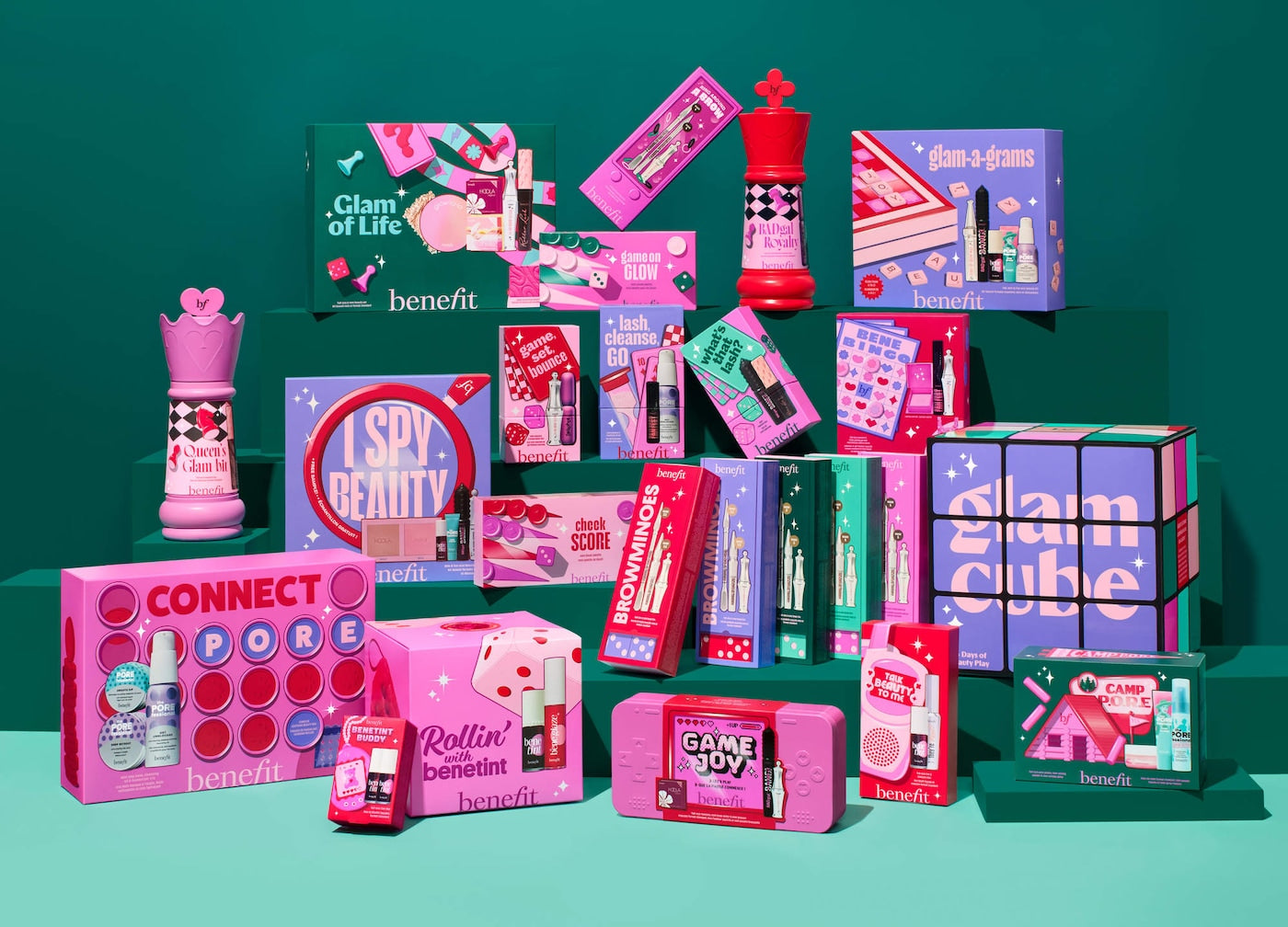 BENEFIT Glam Cube 24-Day Makeup Advent Calendar Gift Set *PRE ORDER*