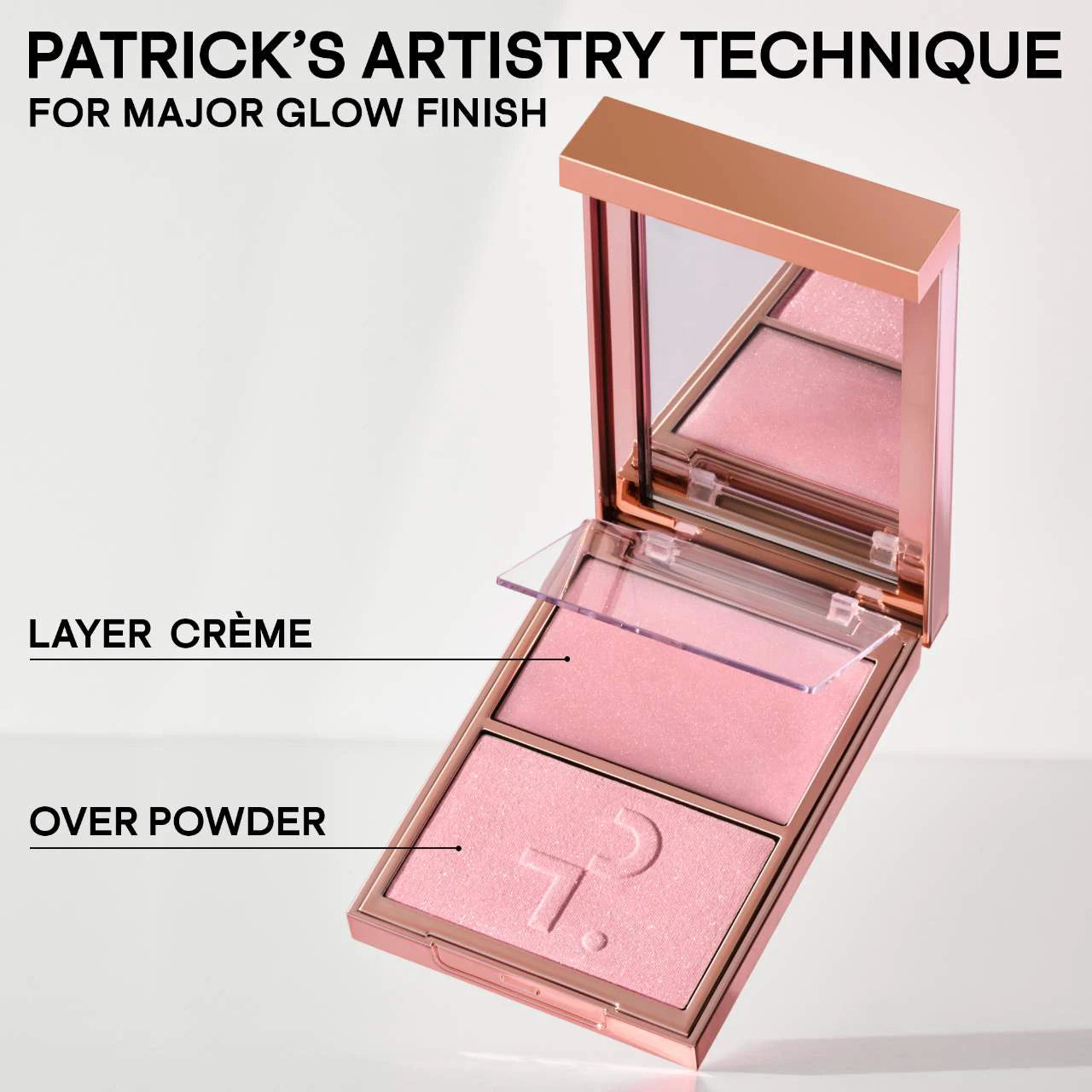 PATRICK TA Major Glow Crème & Powder Light Reflecting Translucent Highlighter Duo