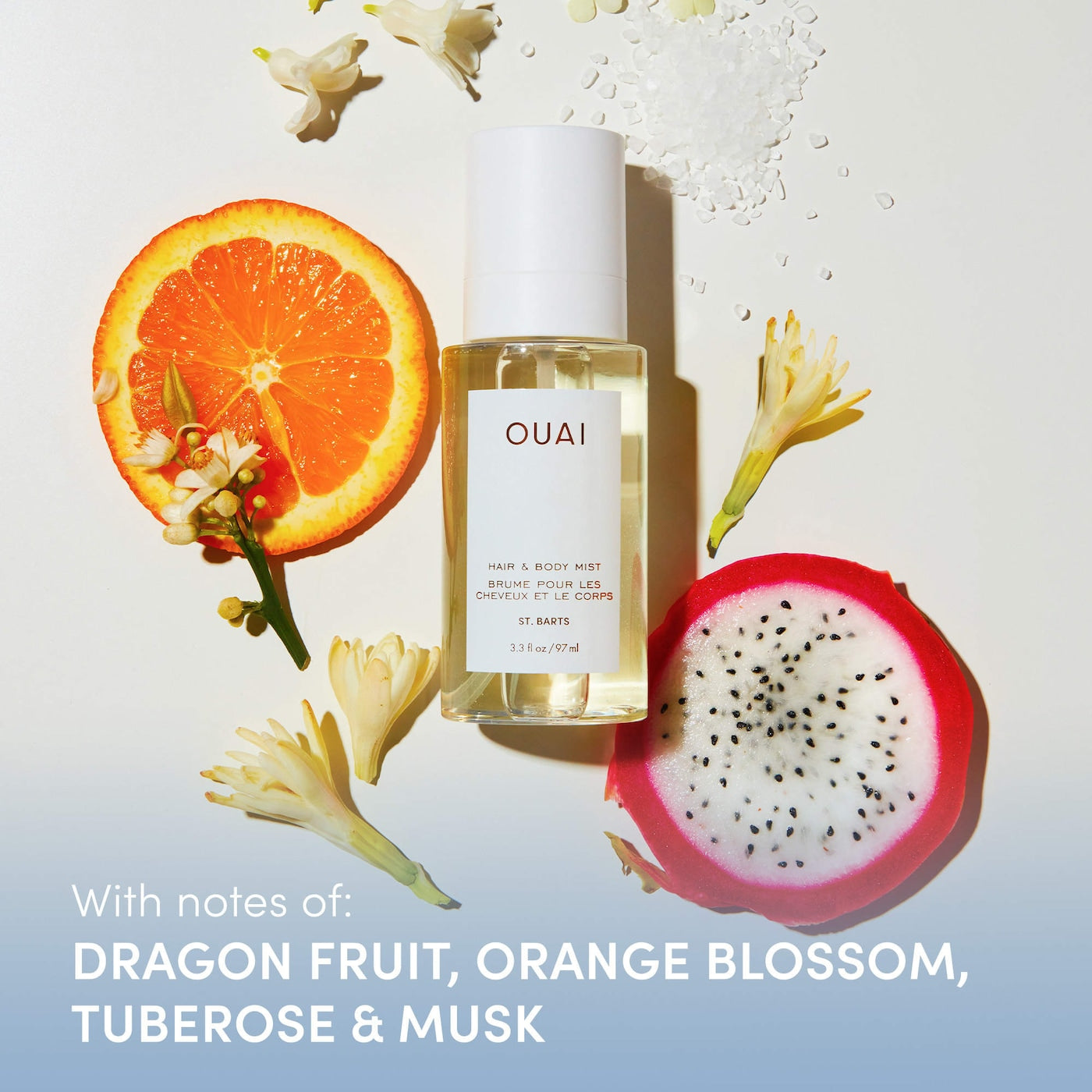 OUAI St. Barts Hair & Body Mist, Leave In Conditioner & Hair Oil Gift Set *PRE ORDER*