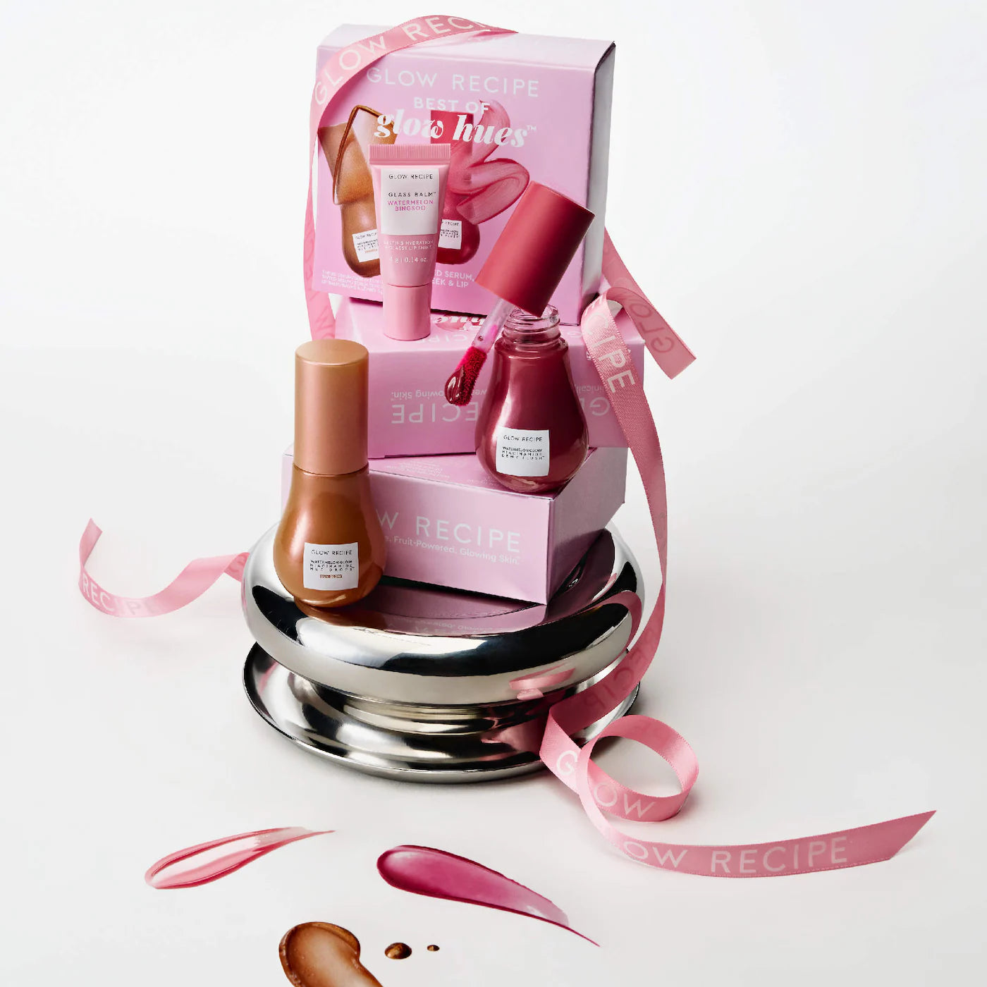 GLOW RECIPE Best of Glow Hues - Tinted Serum, Cheek & Lip Gift Set *PRE ORDER*