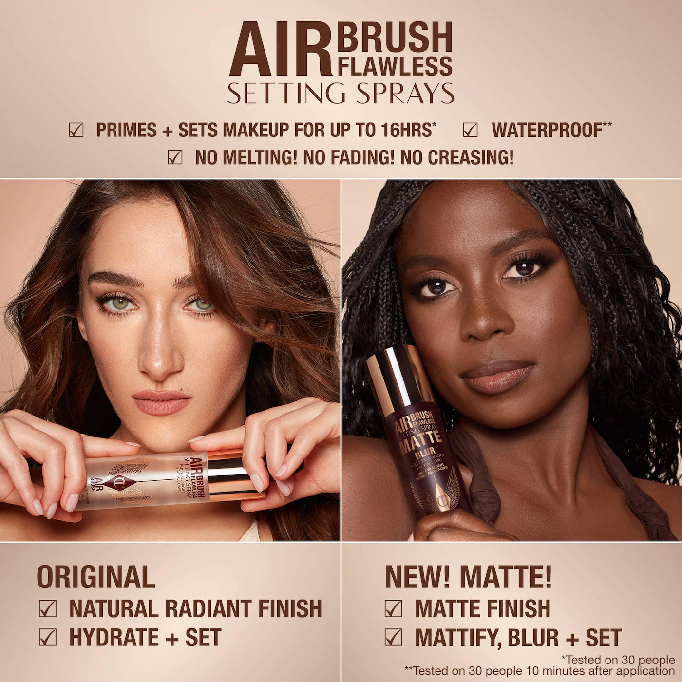 CHARLOTTE TILBURY Airbrush Flawless Matte Blurring & Waterproof Setting Spray *PRE ORDER*