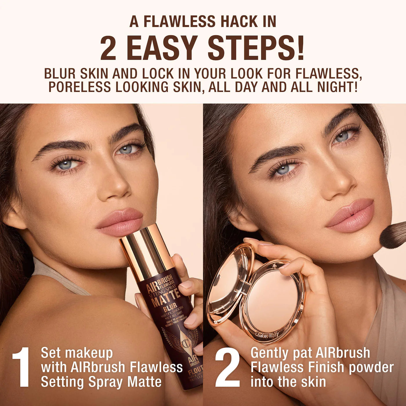 CHARLOTTE TILBURY Airbrush Flawless Matte Blurring & Waterproof Setting Spray *PRE ORDER*