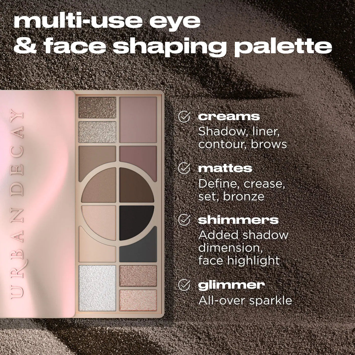 URBAN DECAY Naked Shaped Cool-Toned Makeup Palette for Eyes & Face *PRE ORDER*