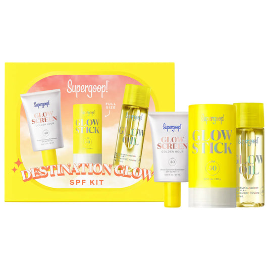 SUPERGOOP Destination Glow SPF Kit *PRE ORDER*