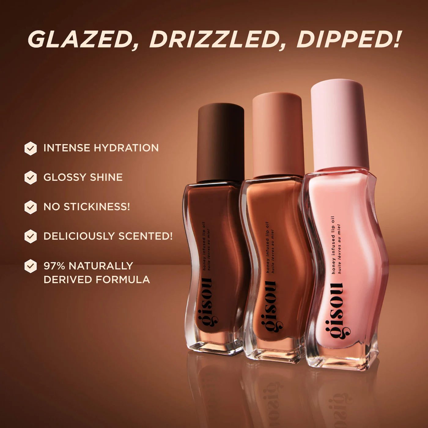 GISOU Honey Infused Hydrating Lip Oil *PRE ORDER*