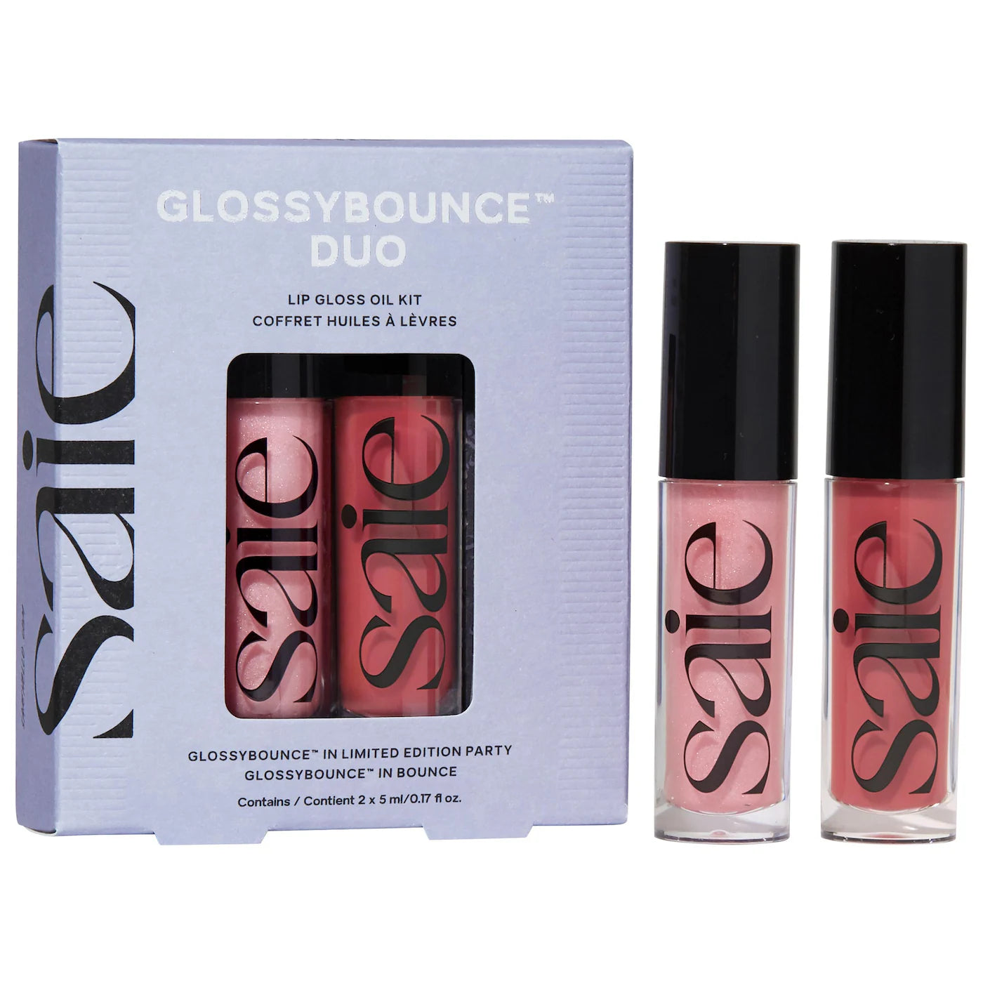 SAIE Glossybounce™ Lip Gloss-Oil Duo Gift Set *PRE ORDER*