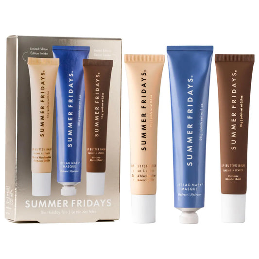 SUMMER FRIDAYS The Holiday Trio Set with Lip Butter Balm in Hot Cocoa & Toasted Marshmallow *PRE ORDER*