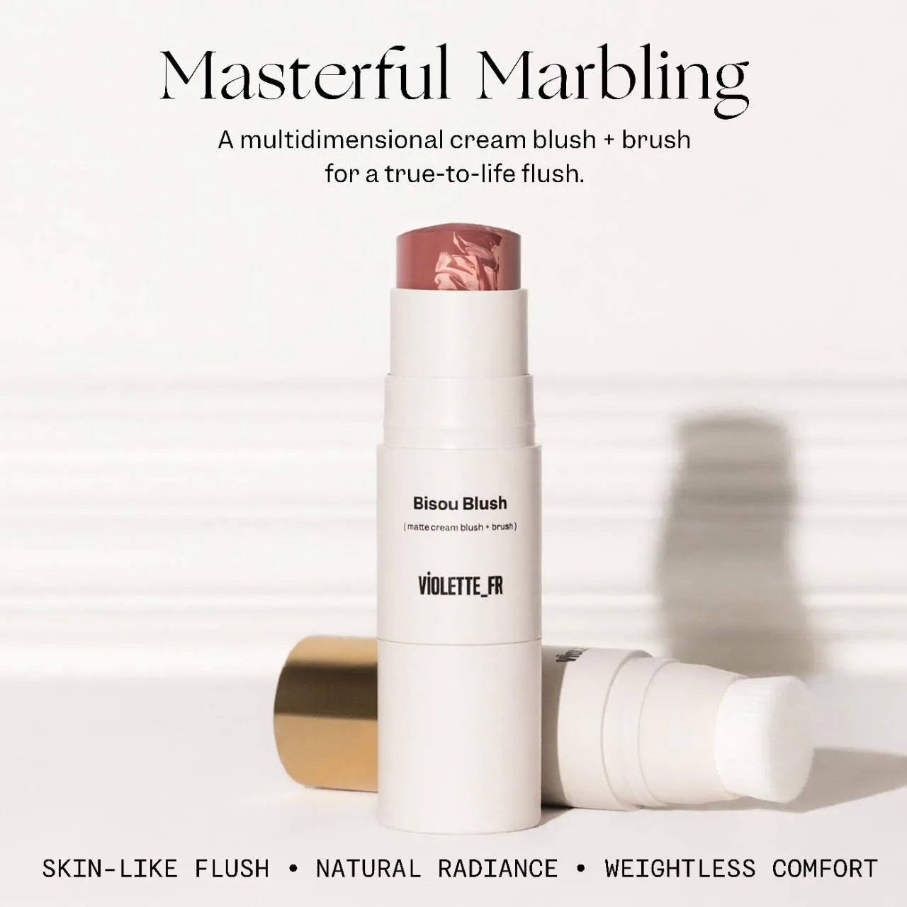 VIOLETTE_FR BISOU BLUSH Marbled Cream Blush Stick *PRE ORDER*