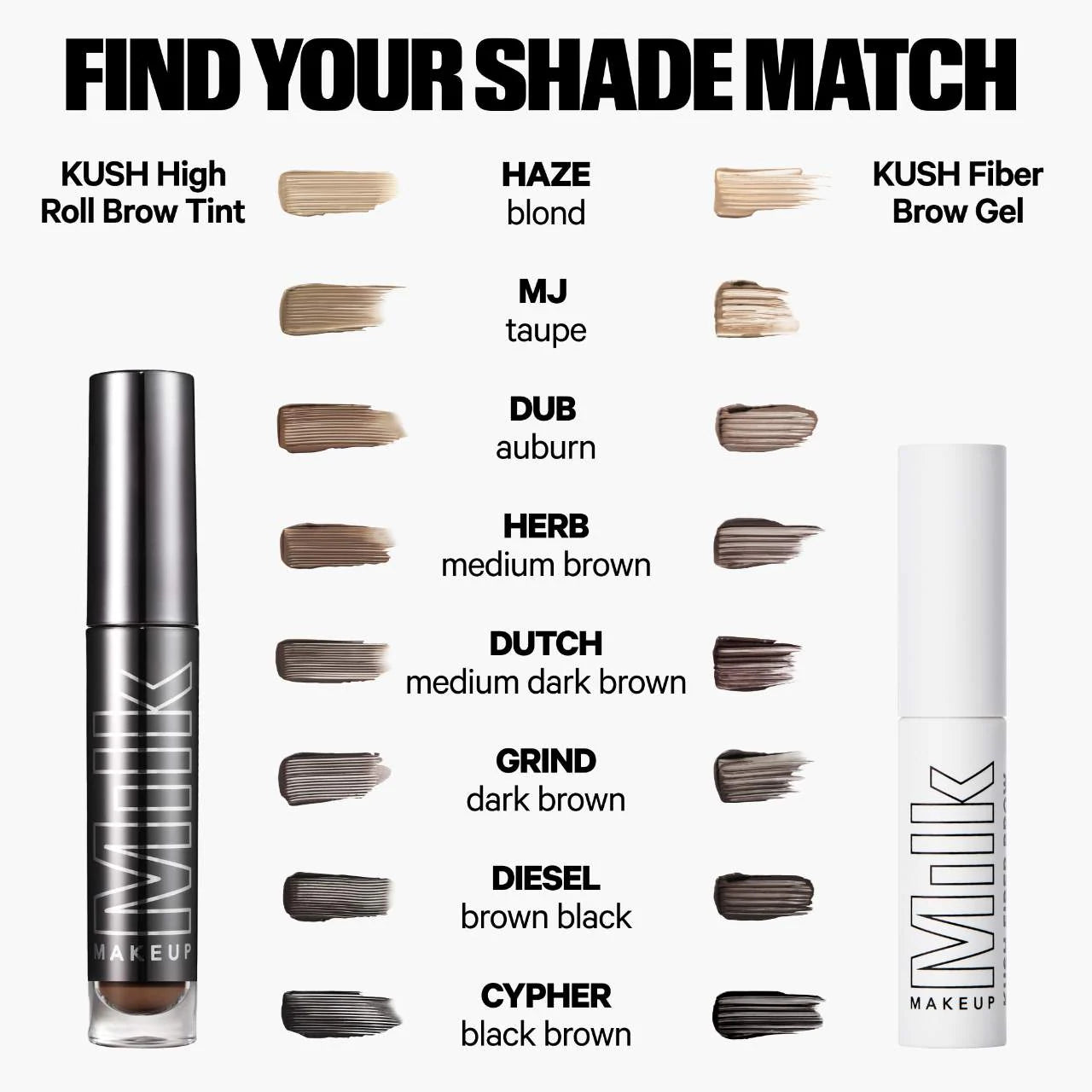 MILK KUSH High Roll Defining Tubing Eyebrow Gel *PRE ORDER*